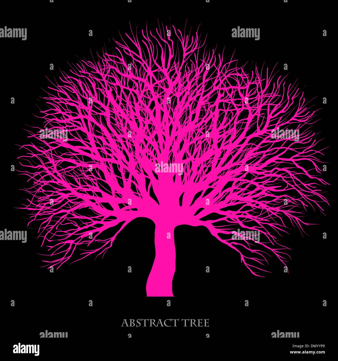 Abstrakte Baum kreative Hintergrund Stock Vektor