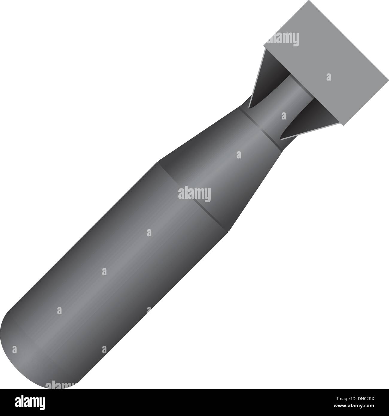 Der Großteil der Arbeit an der Wasserstoffbombe Stock Vektor