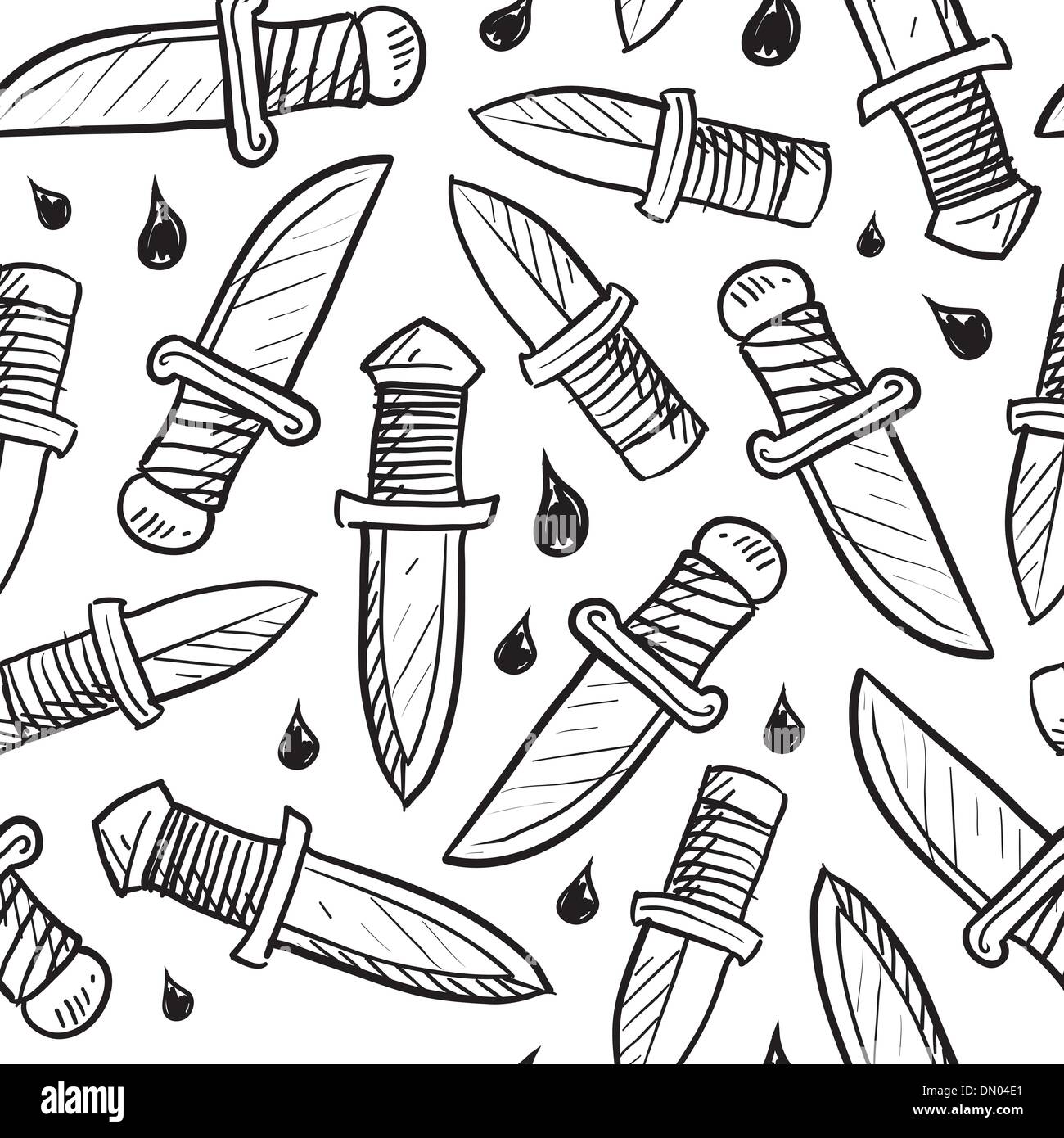 Nahtlose Messer Hintergrund Stock Vektor