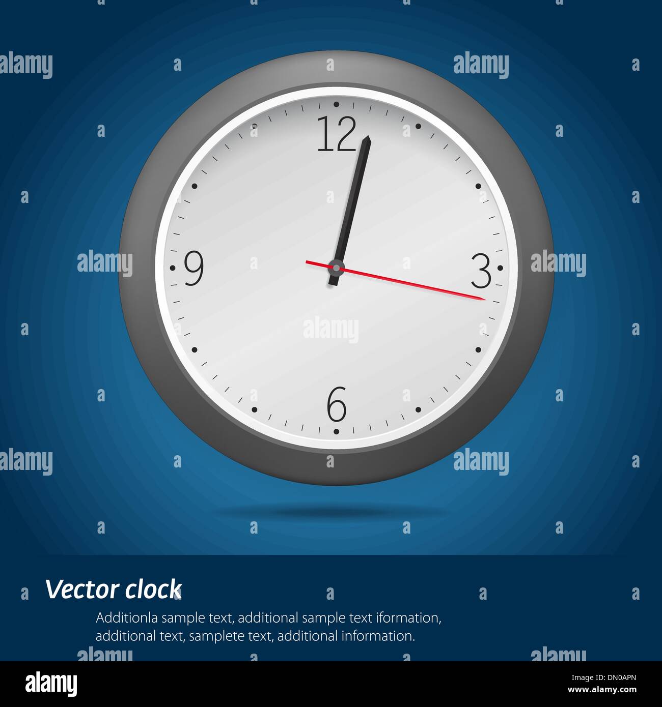 Uhr Stock Vektor