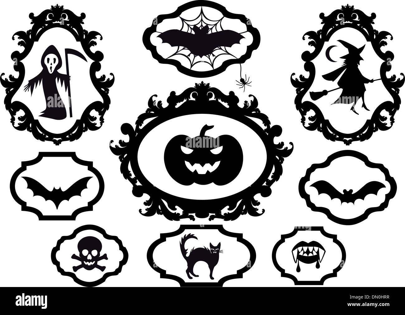 Halloween Bilder, Vektor Stock Vektor