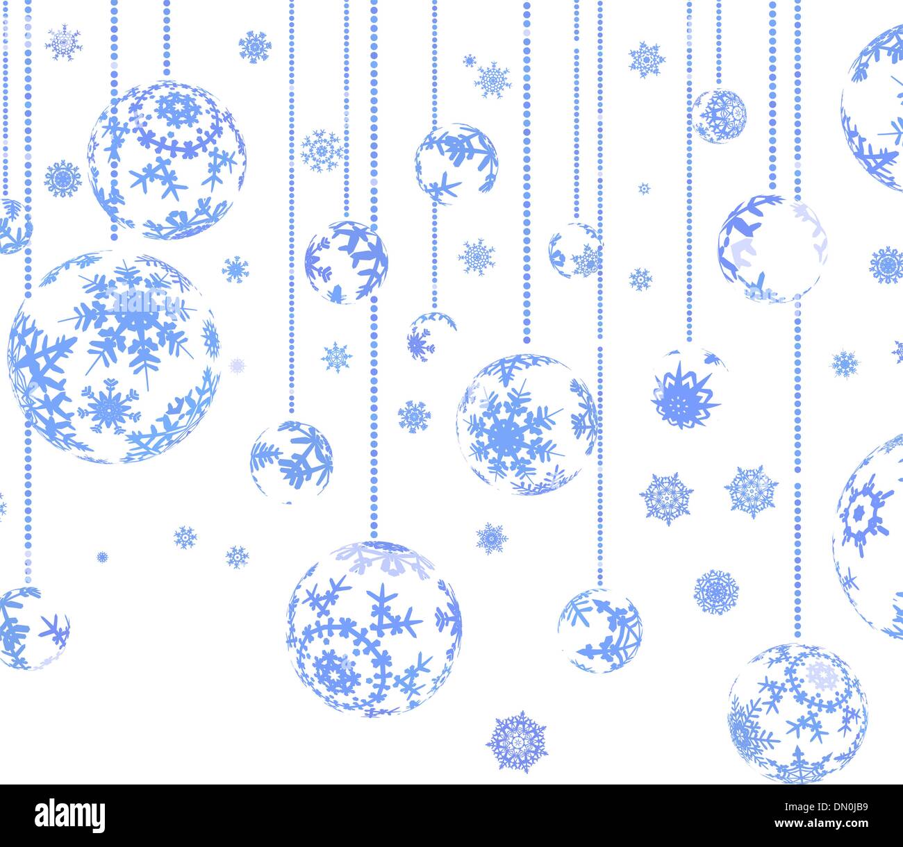 Abstraktion blau Weihnachten Hintergrund. EPS 8 Stock Vektor