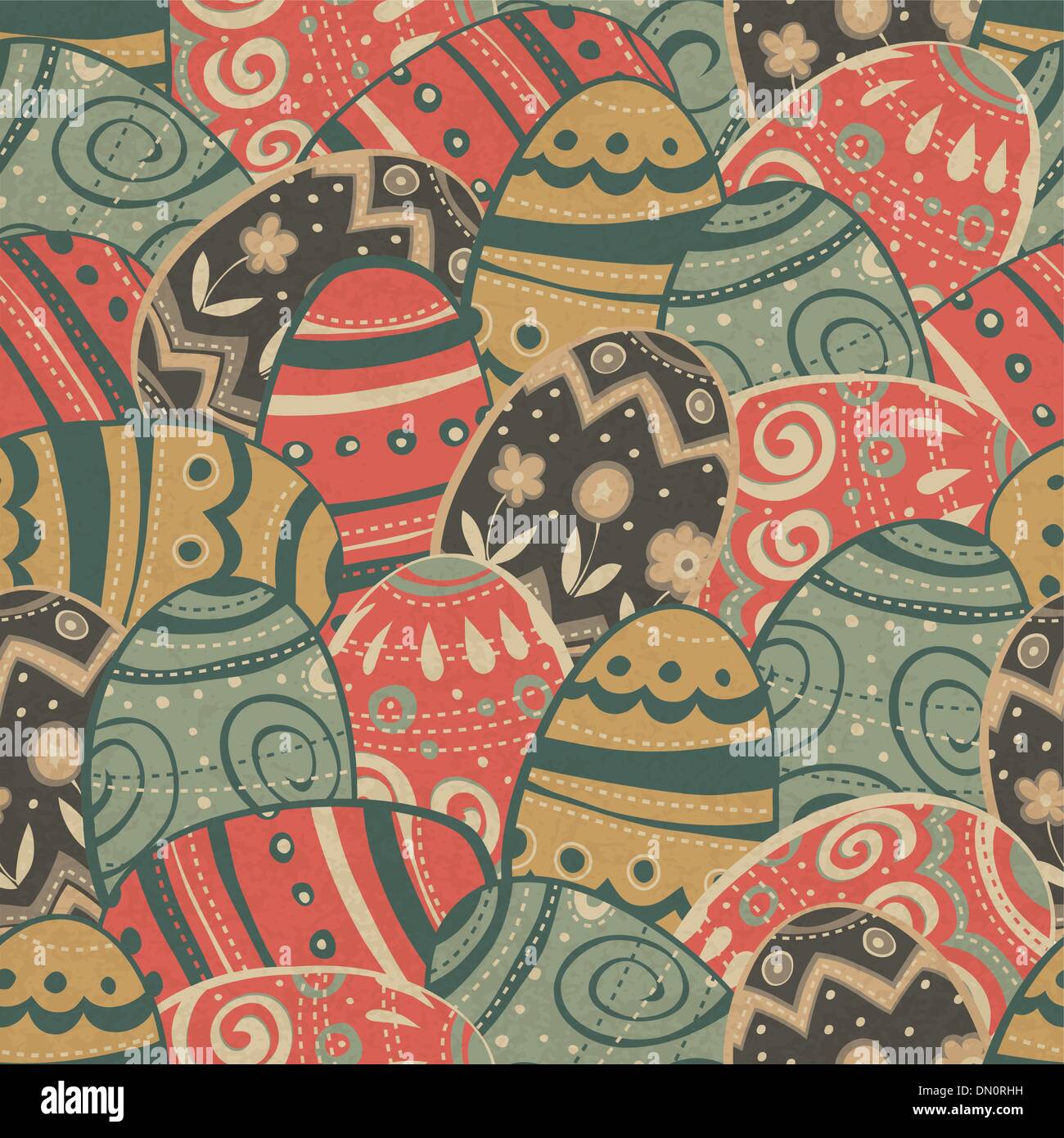 Ostern Eiern Musterdesign. Vektor, EPS10 Stock Vektor