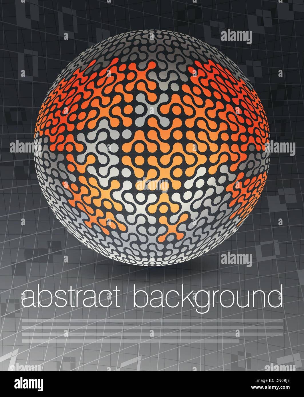 Globales Geschäft Konzept Poster-Design, Vektor-Illustration, EPS1 Stock Vektor