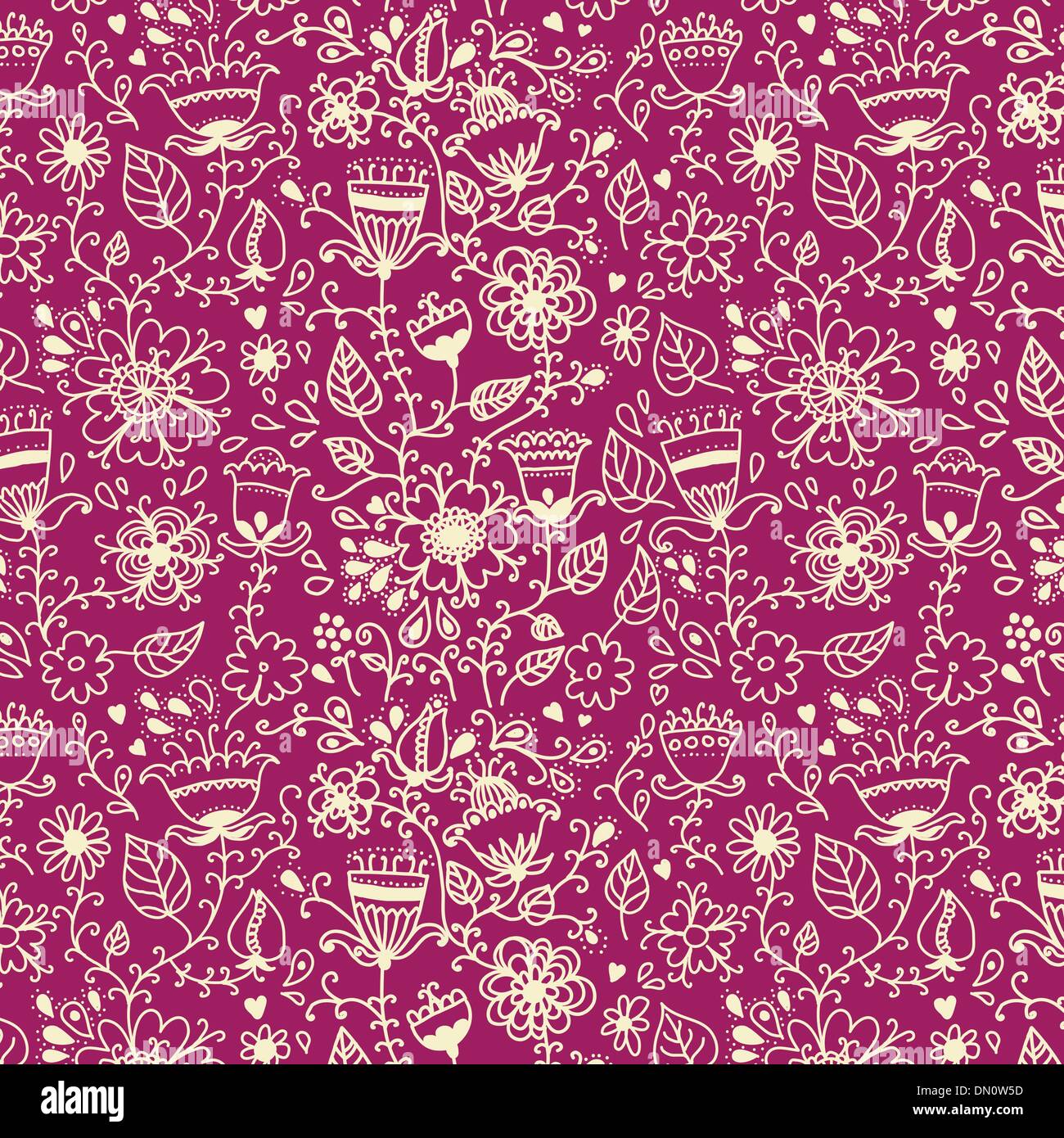 Nahtlose Textur mit Blumen. Stock Vektor