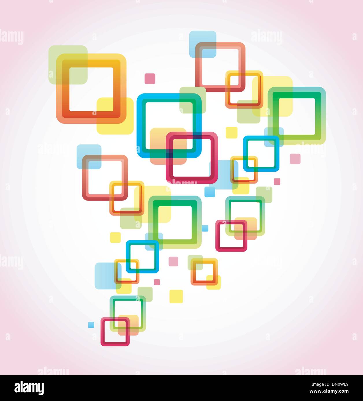 Farbe handgezeichneten Sprechblasen Stock Vektor