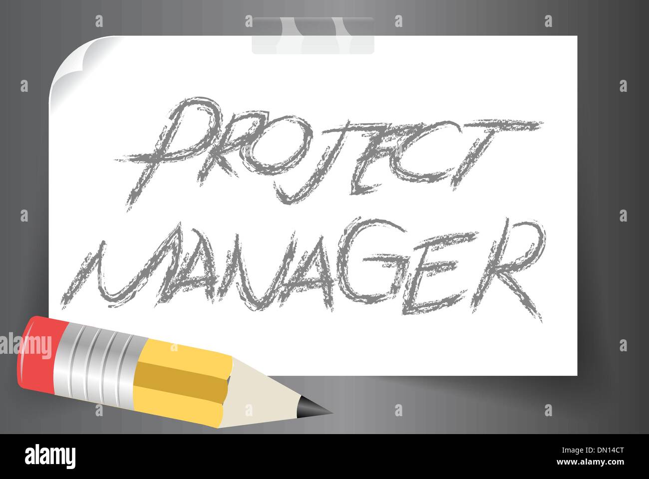 Projekt Manager Vektor Stock Vektor