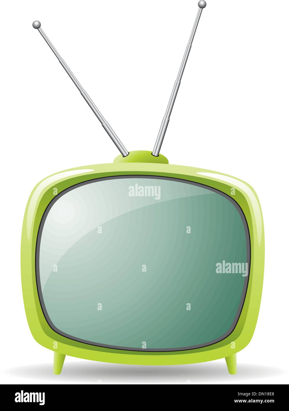 Vektor-Retro-Fernseher Stock Vektor