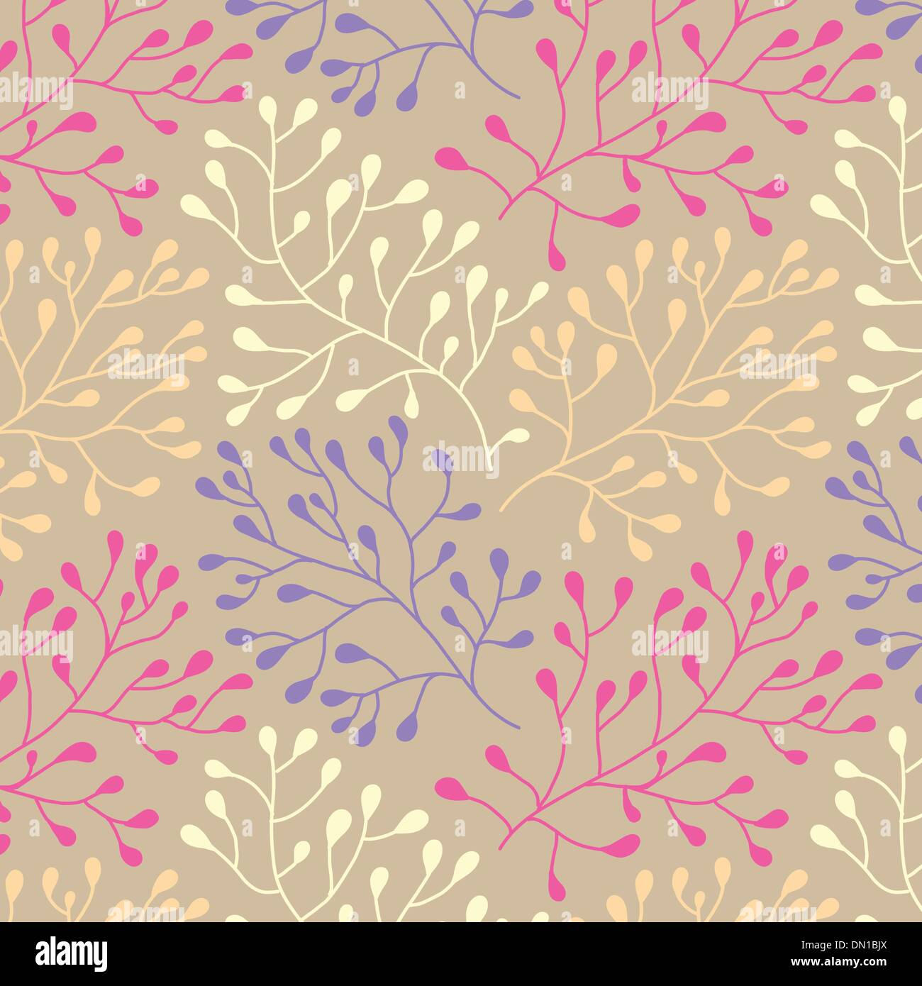 Nahtlose Textur mit Blumen. Stock Vektor