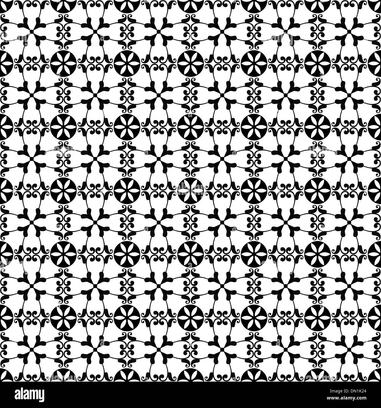 Seamless Floral Pattern Stock Vektor