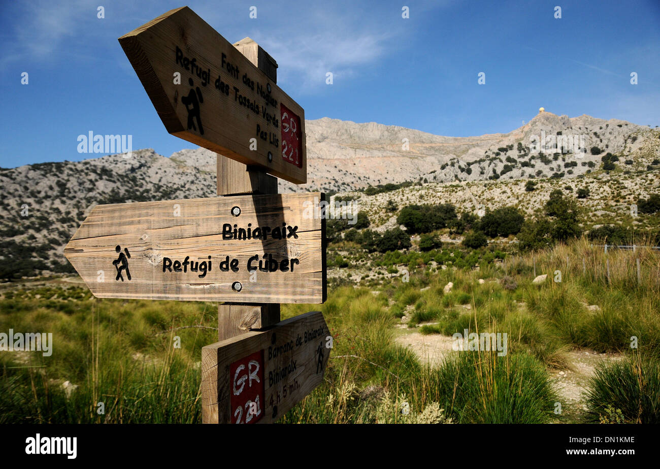Sierra de Tramuntana, Mallorca, Spanien. Erklärt zum Weltkulturerbe von der UNESCO im Jahr 2011. Stockfoto