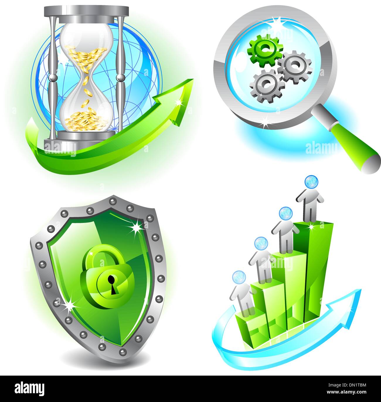 Business Icons Sets Stock Vektor