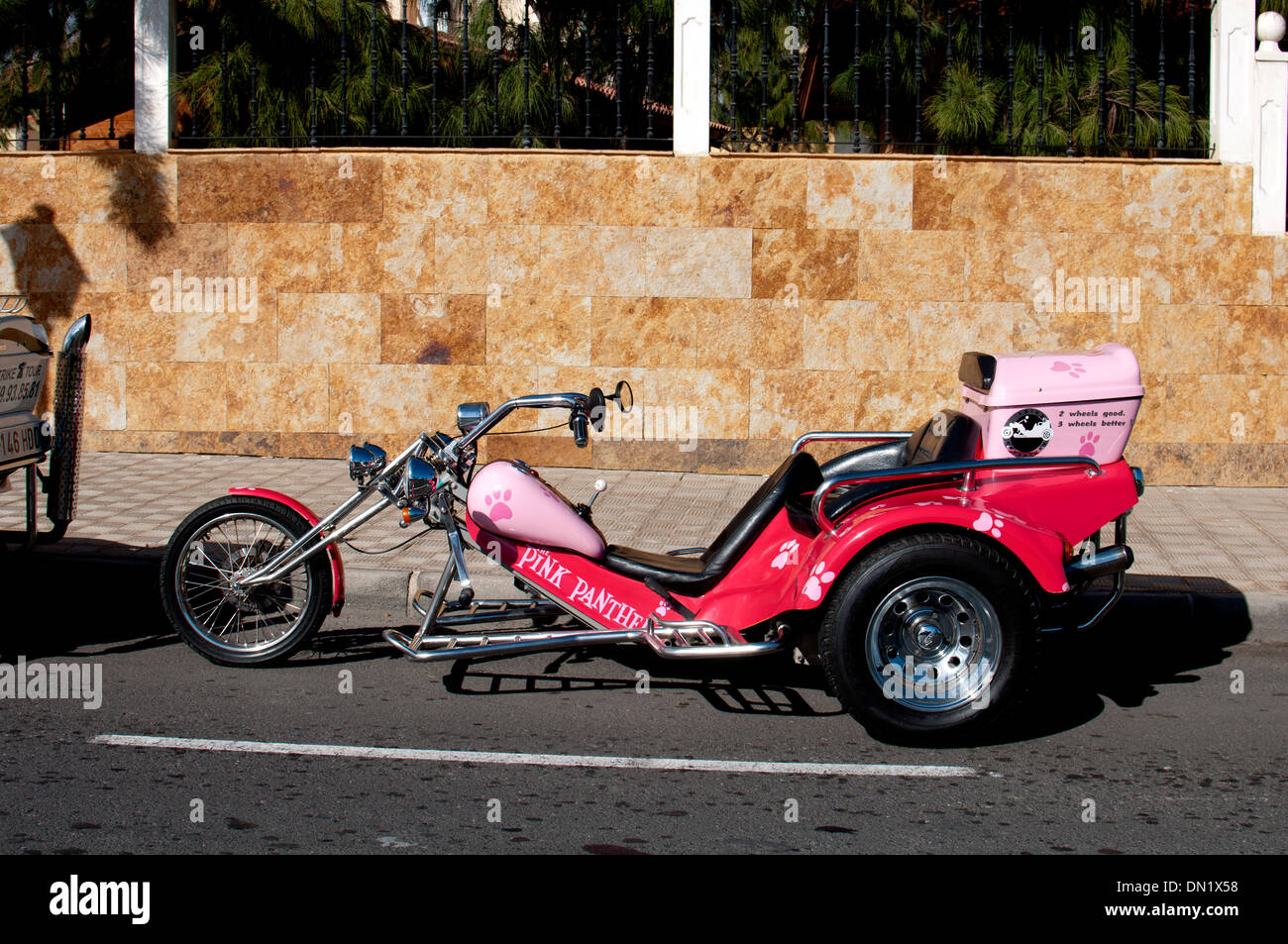 Trike Abenteuer mieten motor Dreirad, Caleta de Fuste, Fuerteventura,  Kanarische Inseln, Spanien Stockfotografie - Alamy