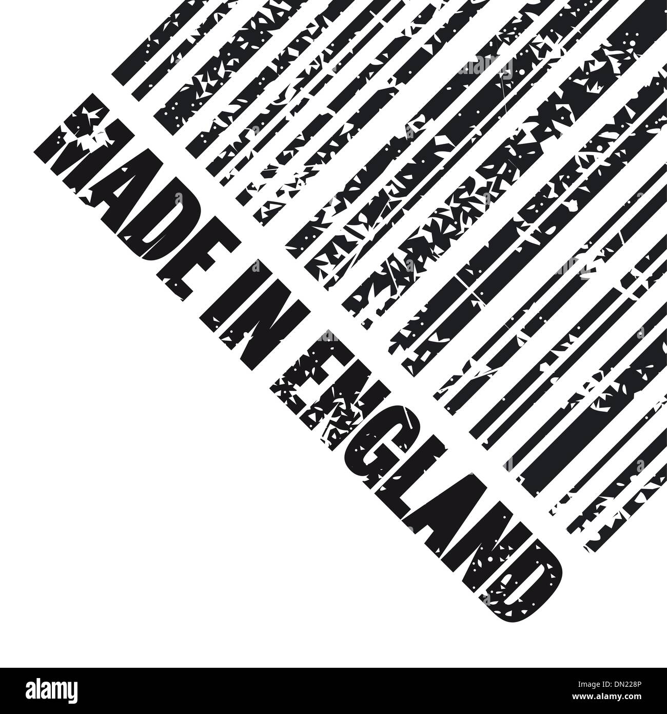 Vektor-Illustration von isolierten "Made in England" Symbol Stock Vektor