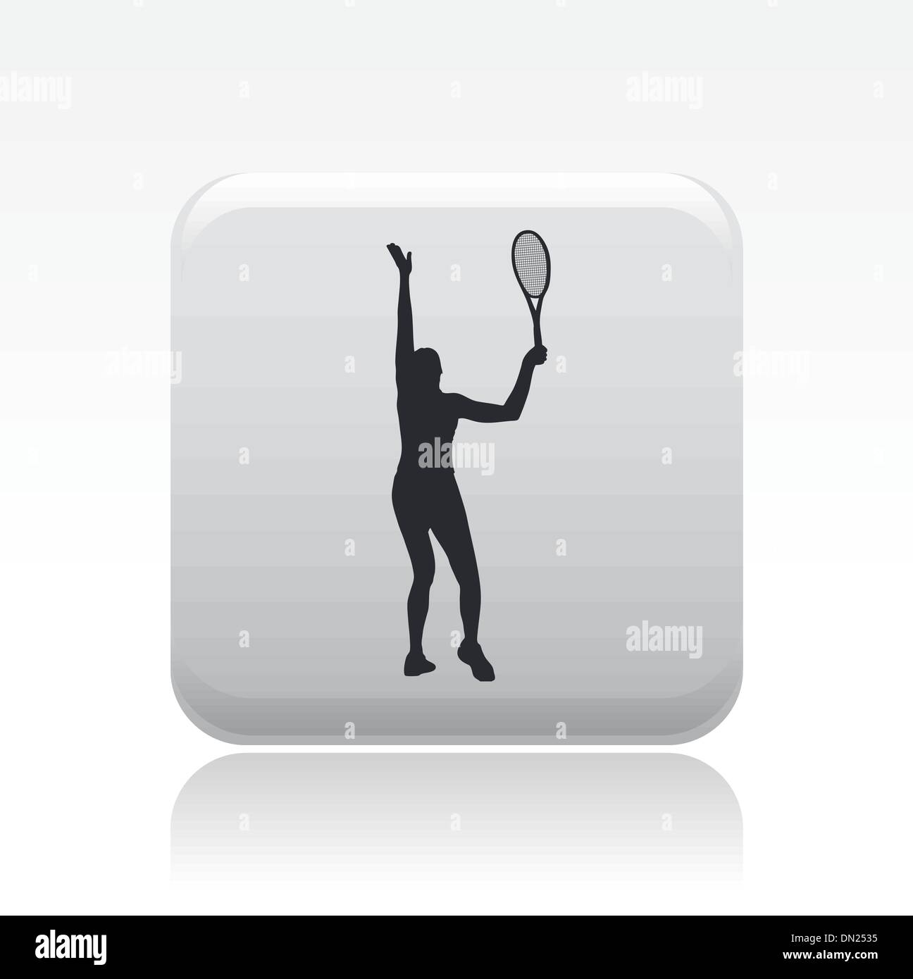 Vektor-Illustration von Tennis-Symbol Stock Vektor