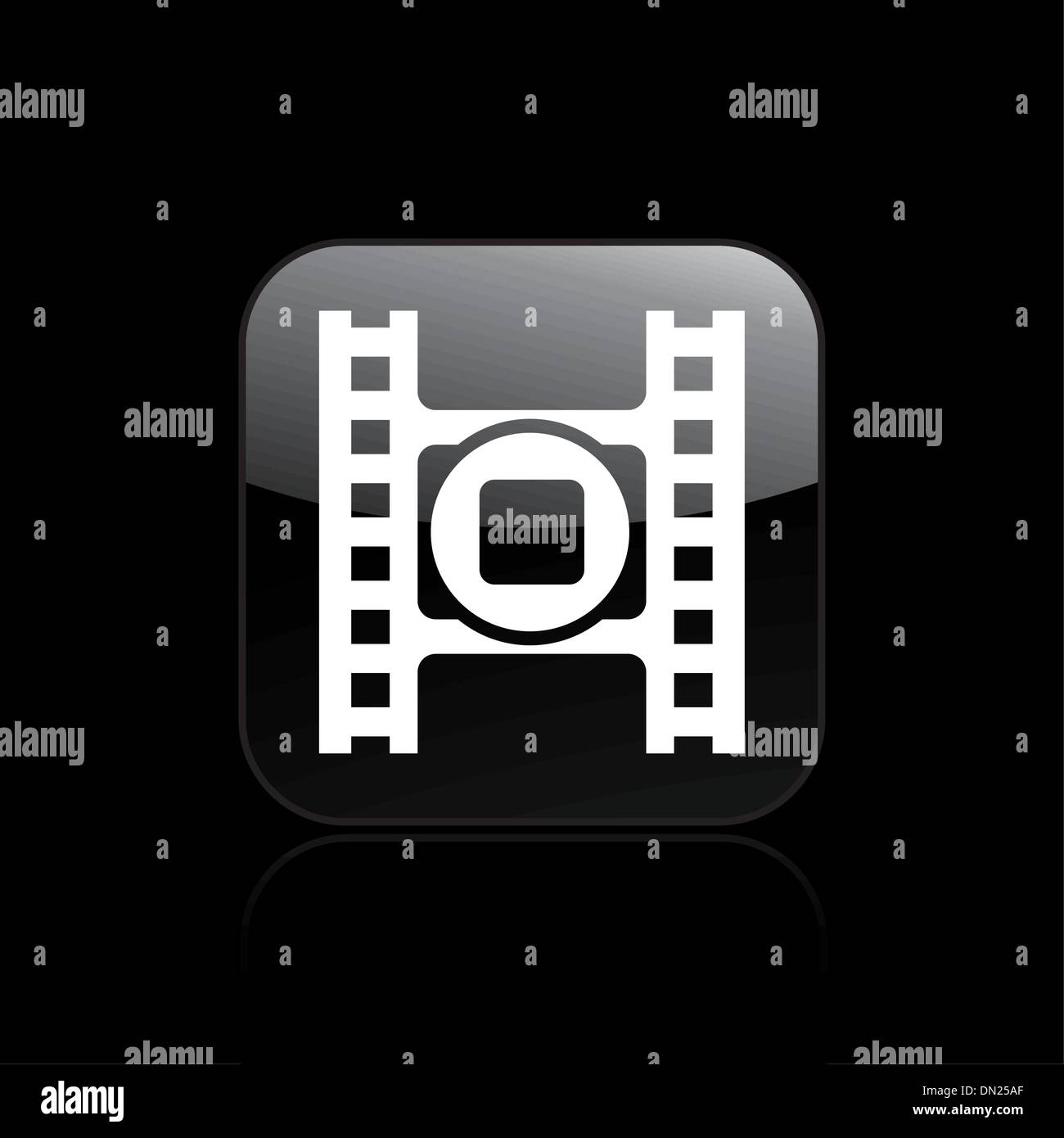 Vektor-Illustration der einzelnen Stopp-Symbol Stock Vektor