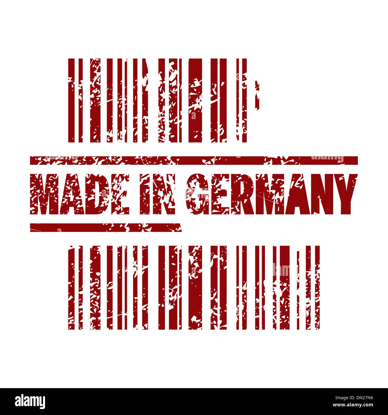 Vektor-Illustration der einzelnen Deutschland-Symbol Stock Vektor