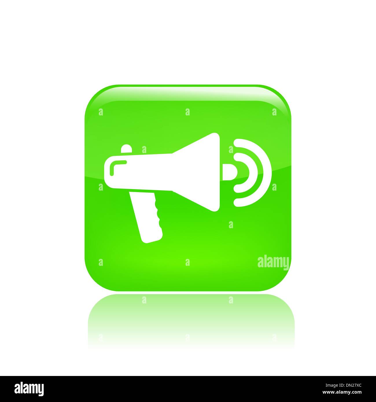 Vektor-Illustration von Megaphon-Symbol Stock Vektor