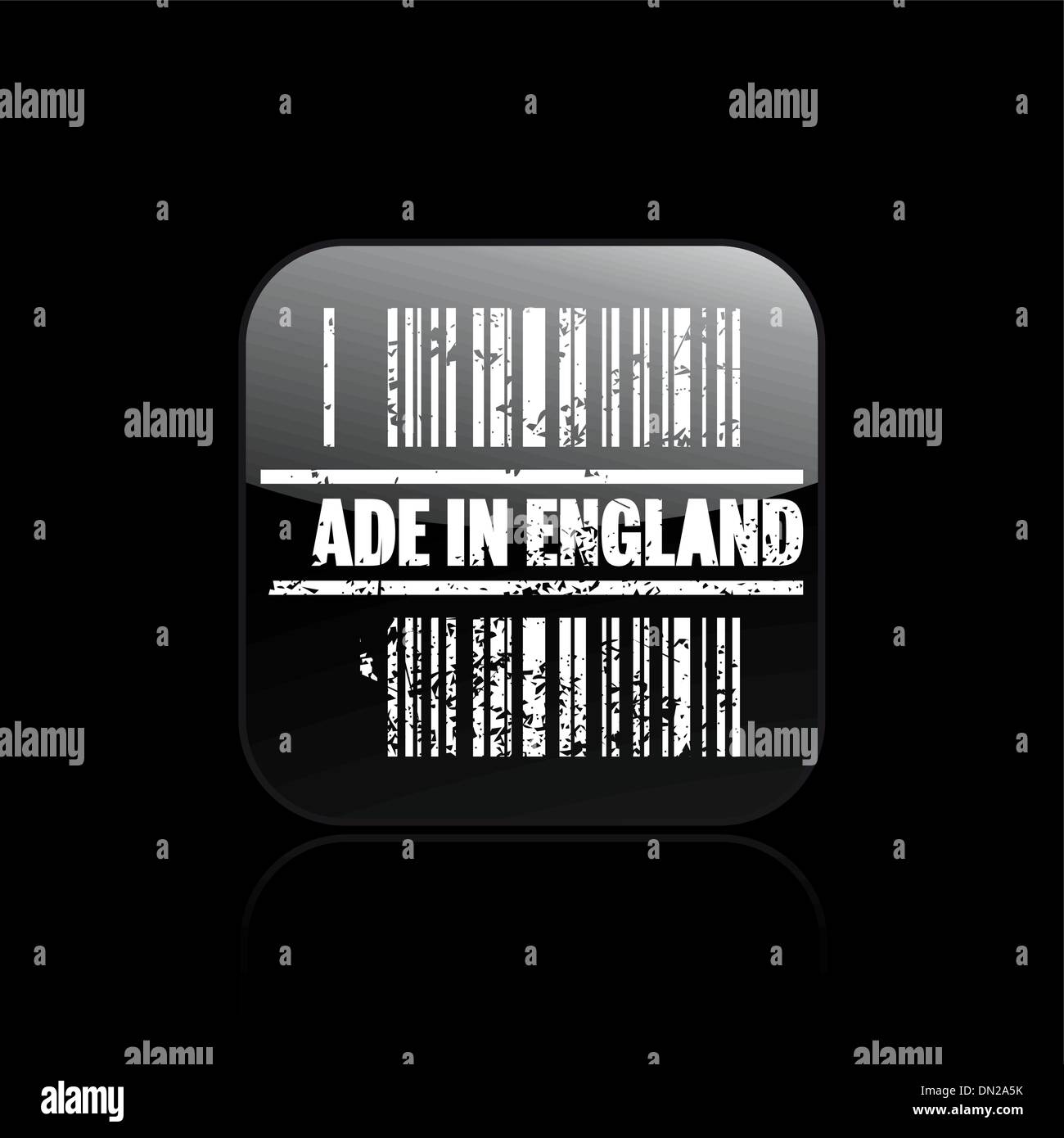 Vektor-Illustration der einzelnen England-Symbol Stock Vektor