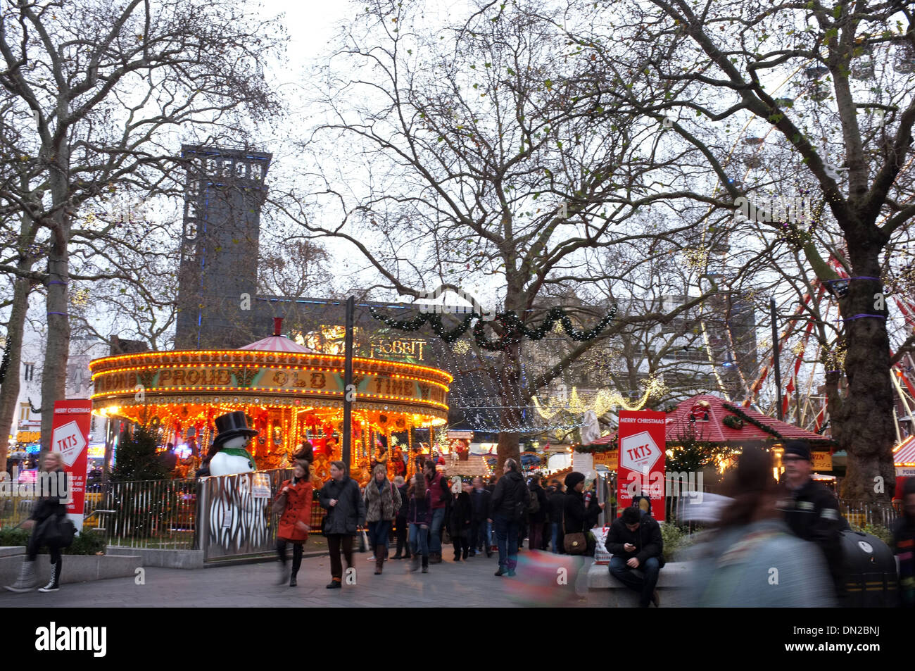 Kirmes am Leicester Square London UK 2012 Stockfoto