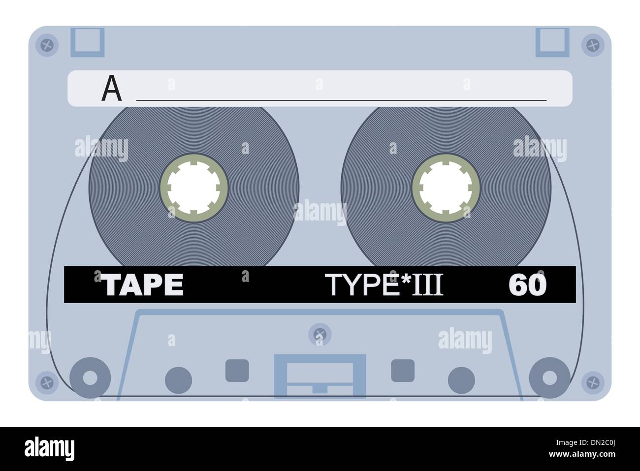 Vektor-Illustration der einzelnen 80 isoliert Tape-design Stock Vektor