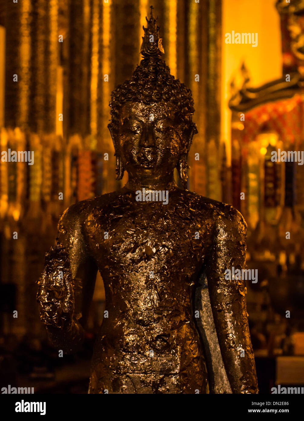 Buddha gild Stockfoto