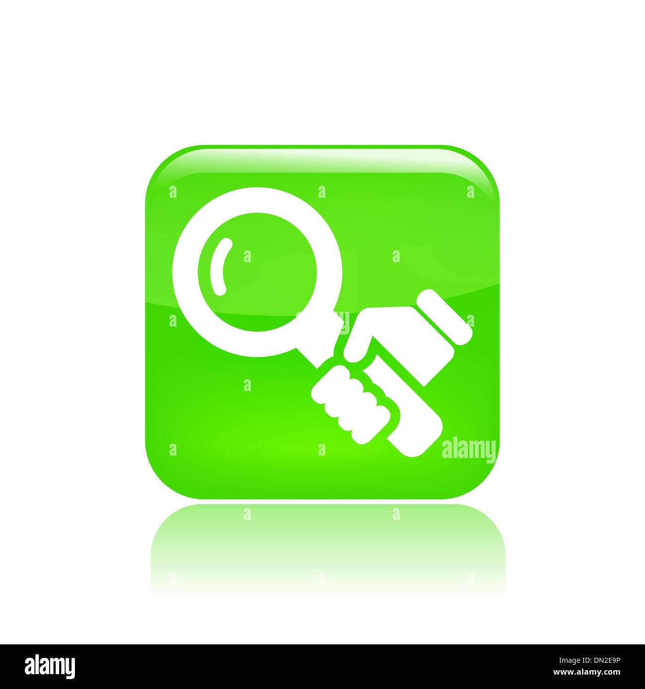 Vektor-Illustration der einzelnen Zoom-Symbol Stock Vektor