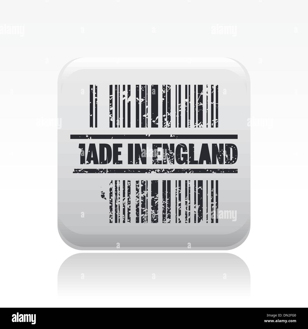 Vektor-Illustration der einzelnen England-Symbol Stock Vektor