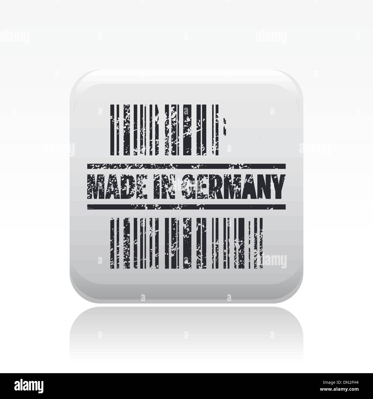 Vektor-Illustration der einzelnen Deutschland-Symbol Stock Vektor