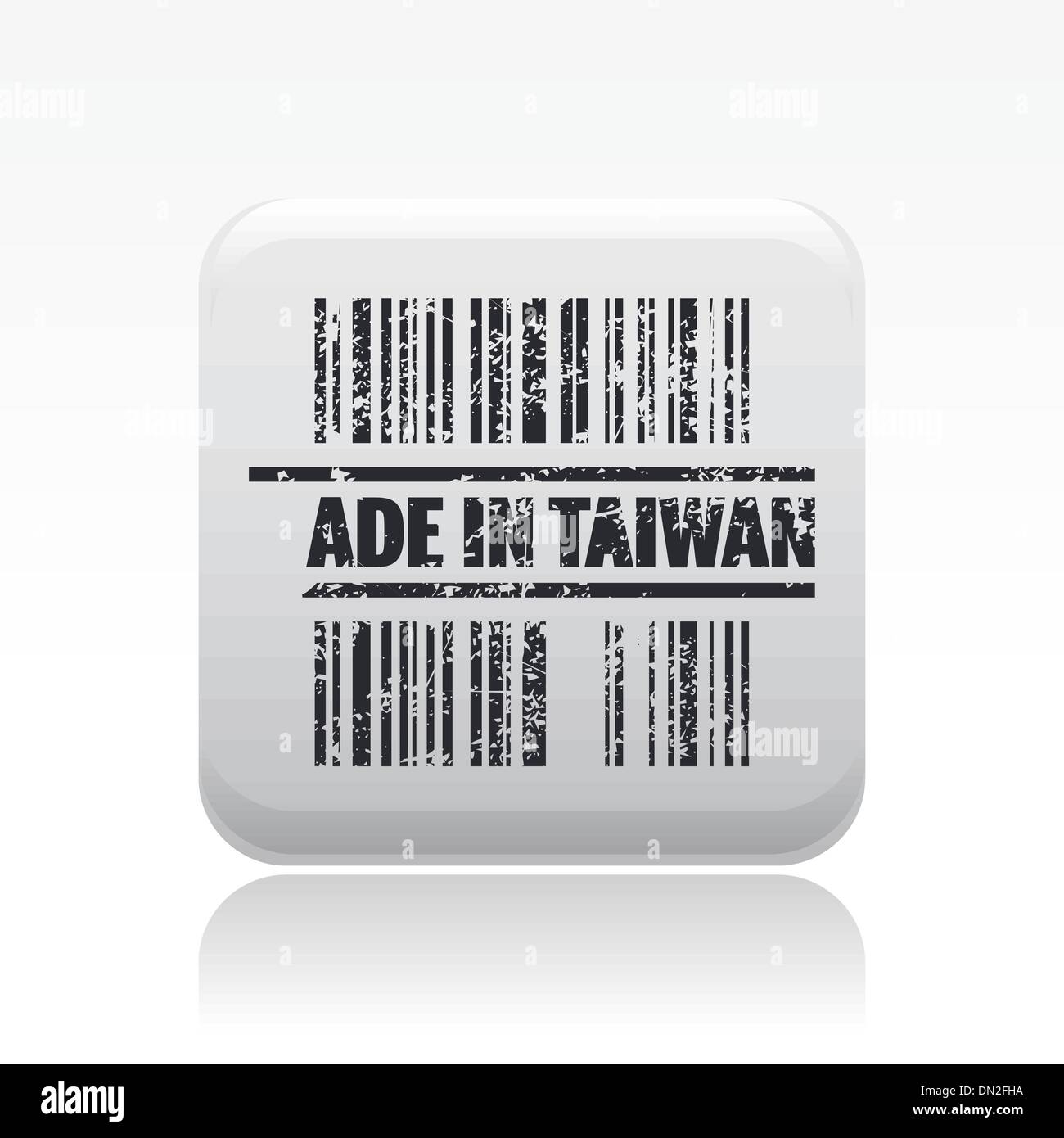 Vektor-Illustration der Single made in Taiwan-Symbol Stock Vektor