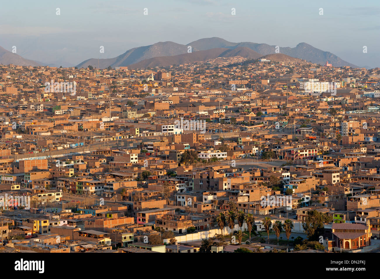 Lima Stadtbild Stockfoto