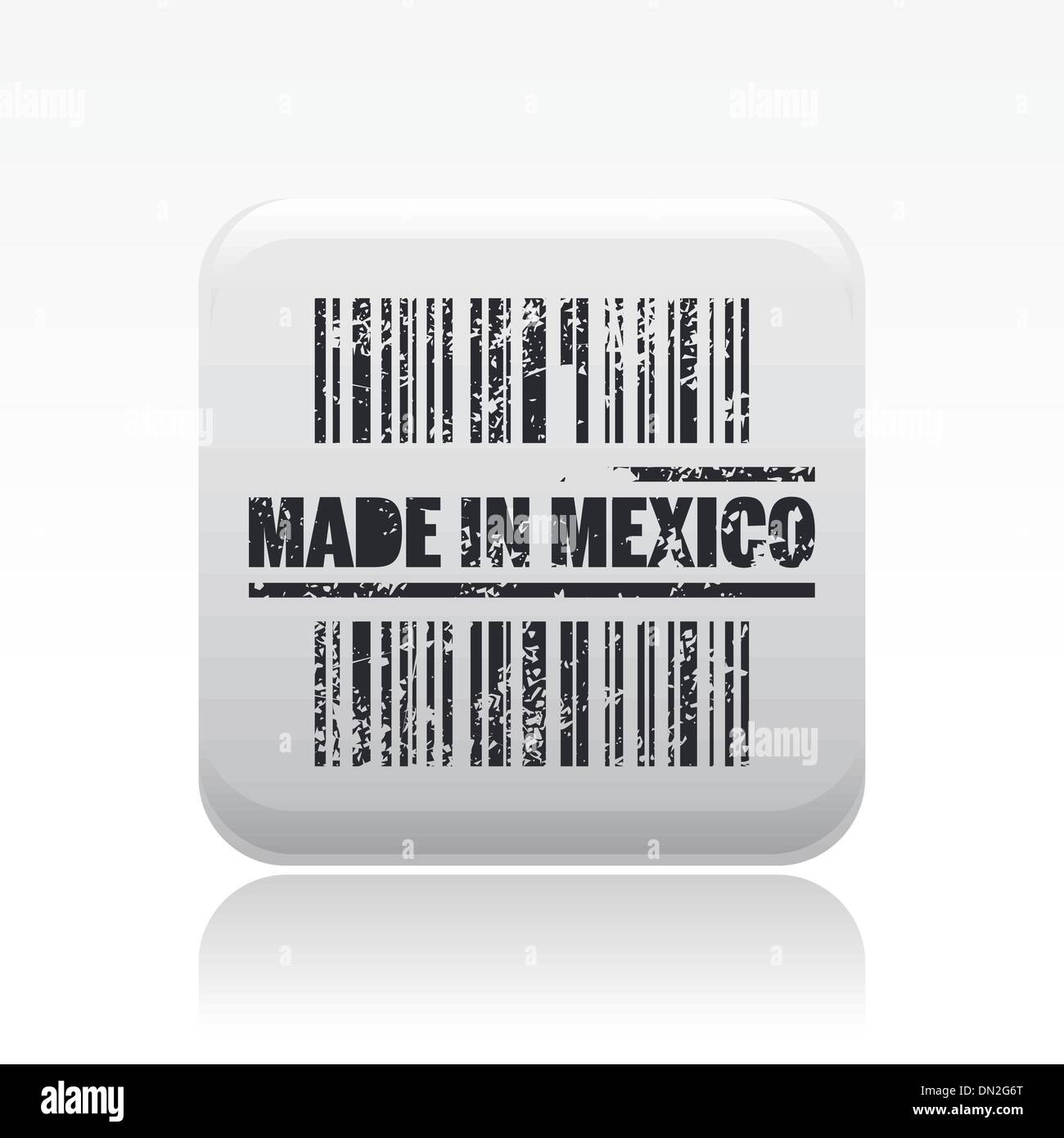 Vektor-Illustration der einzelnen Mexiko-Symbol Stock Vektor