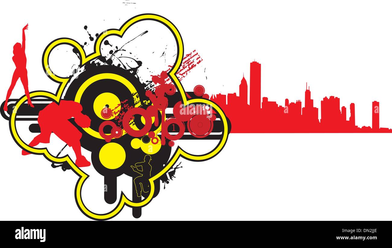 Break-dance Stock Vektor