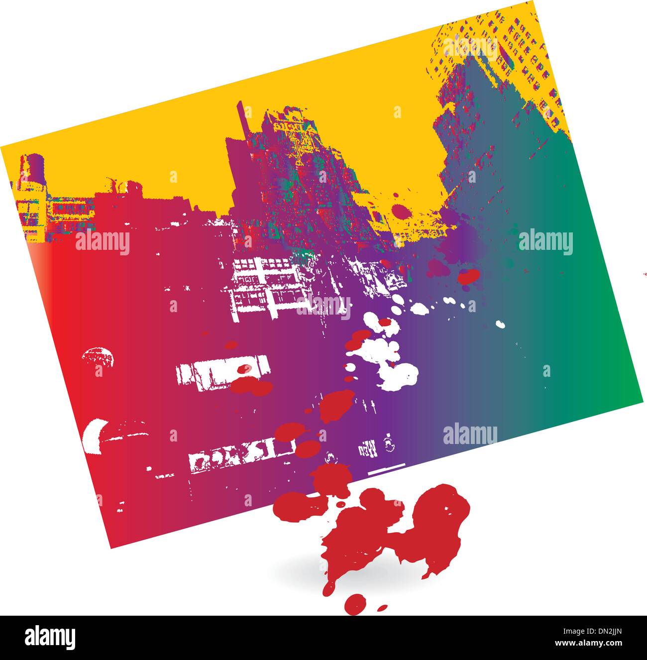 Break-dance Stock Vektor