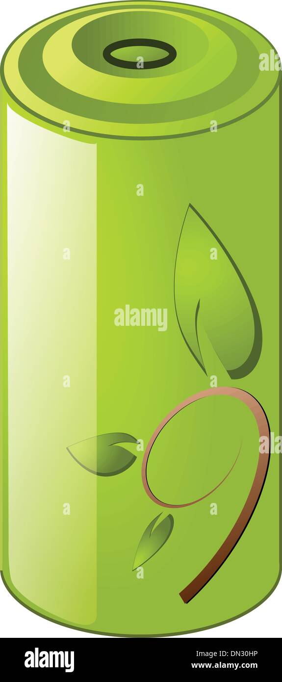 Eco Konzept grüne Energie Stock Vektor