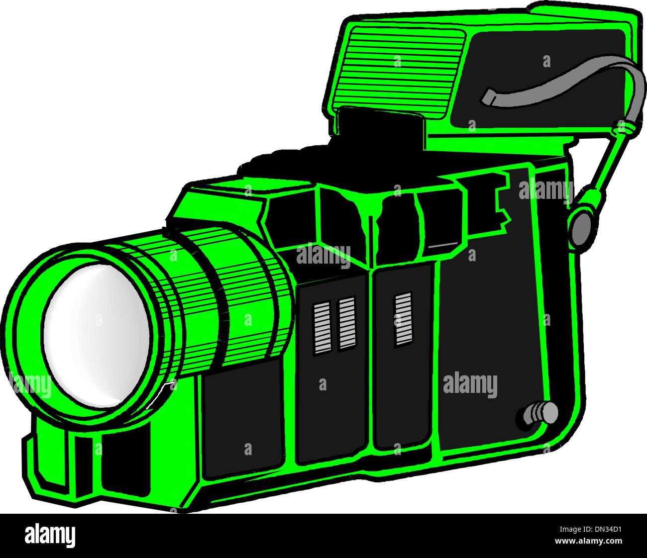 Videokamera-Vektor Stock Vektor