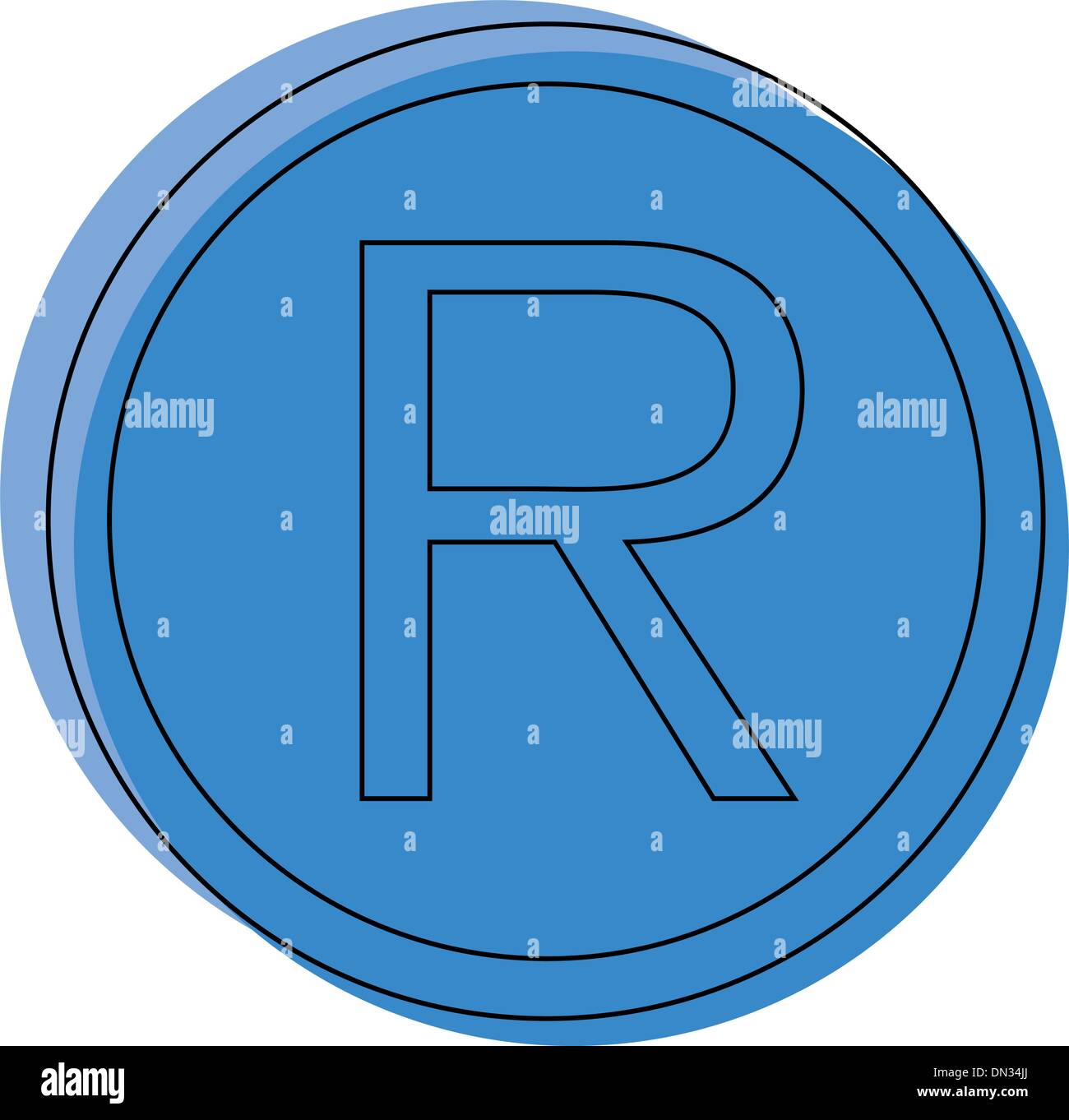 Copyright-Symbol Stock Vektor
