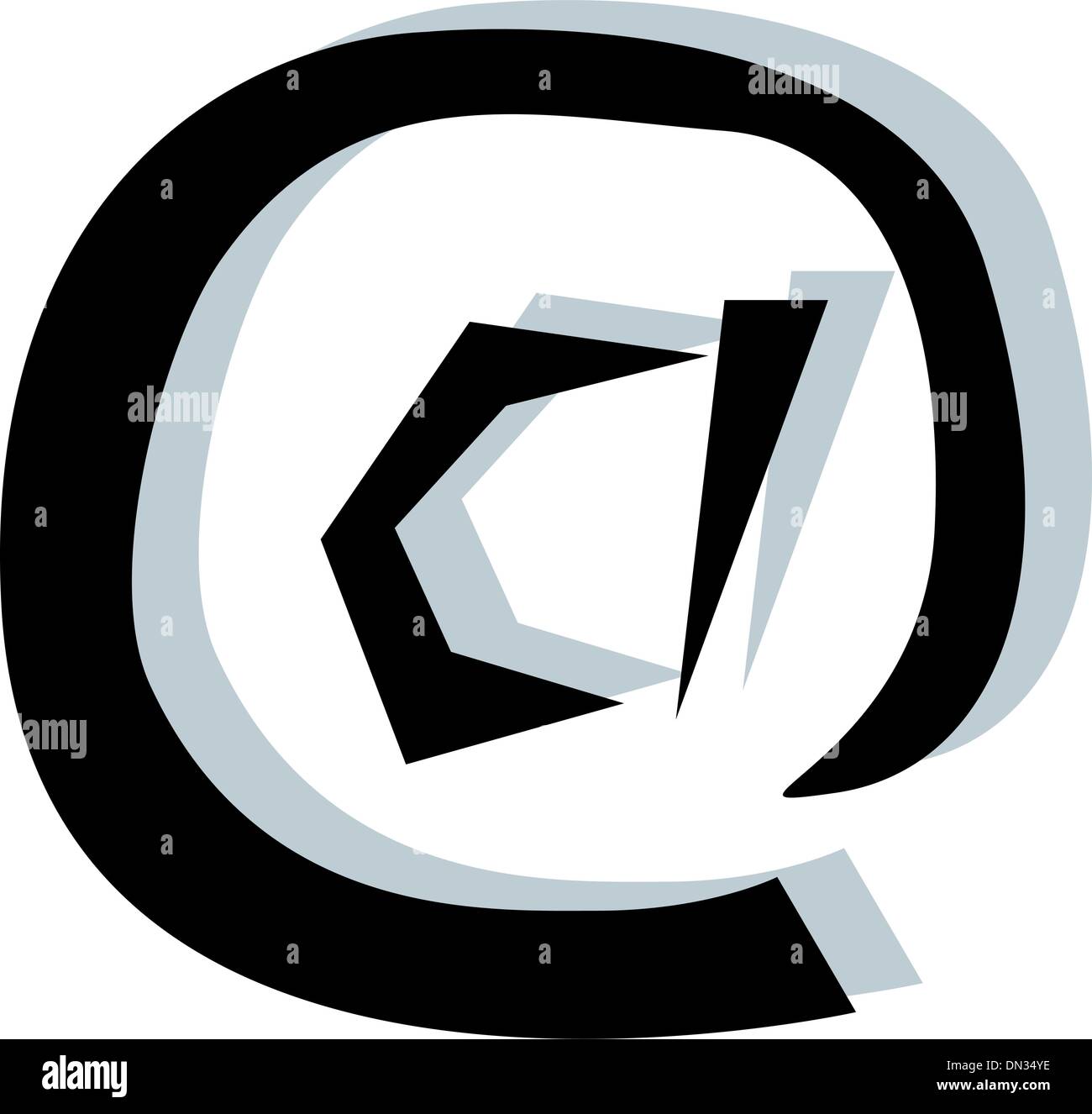 Vektor e-Mail-Symbol Stock Vektor