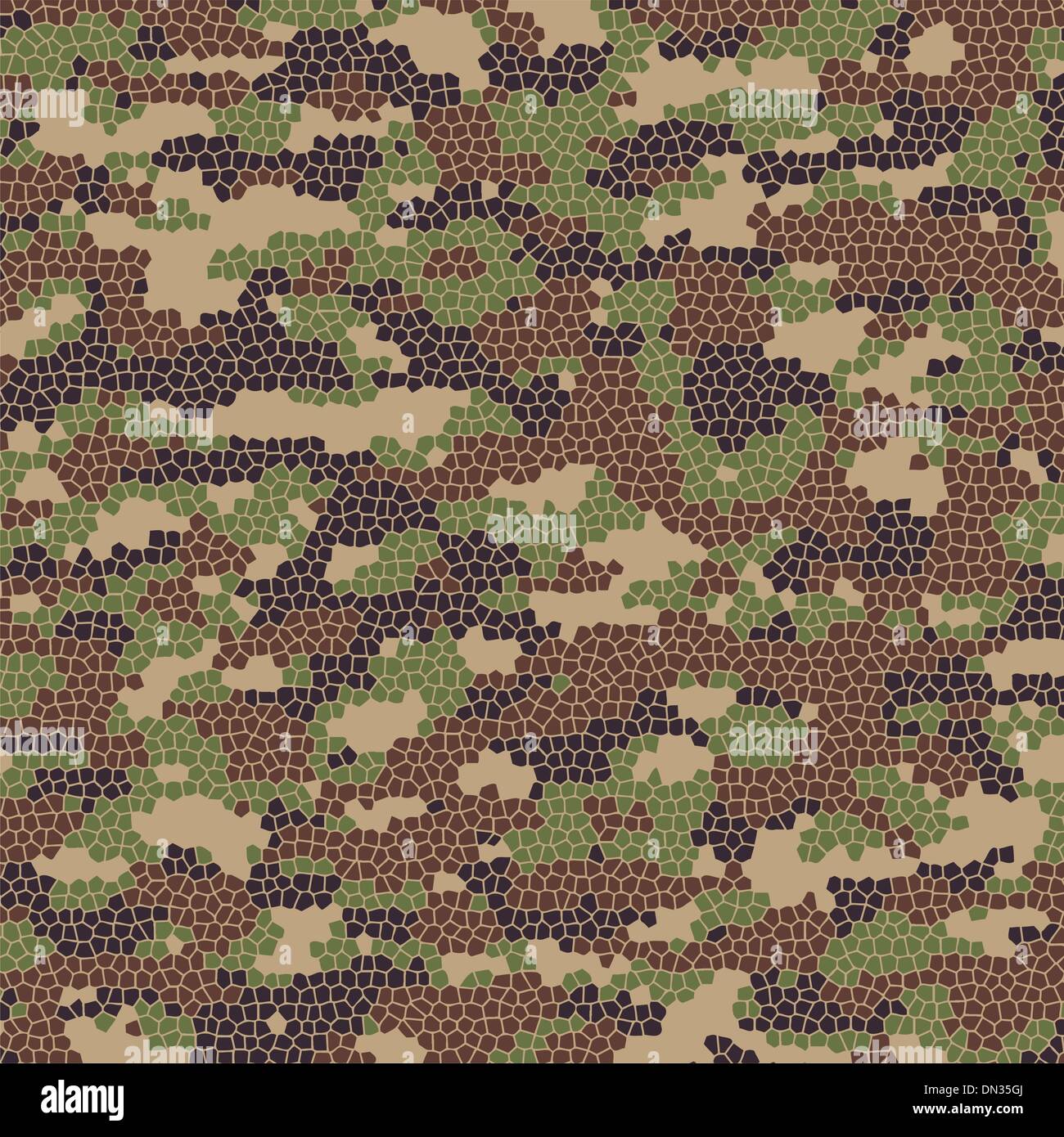 Vektor-Camouflage-Muster Stock Vektor