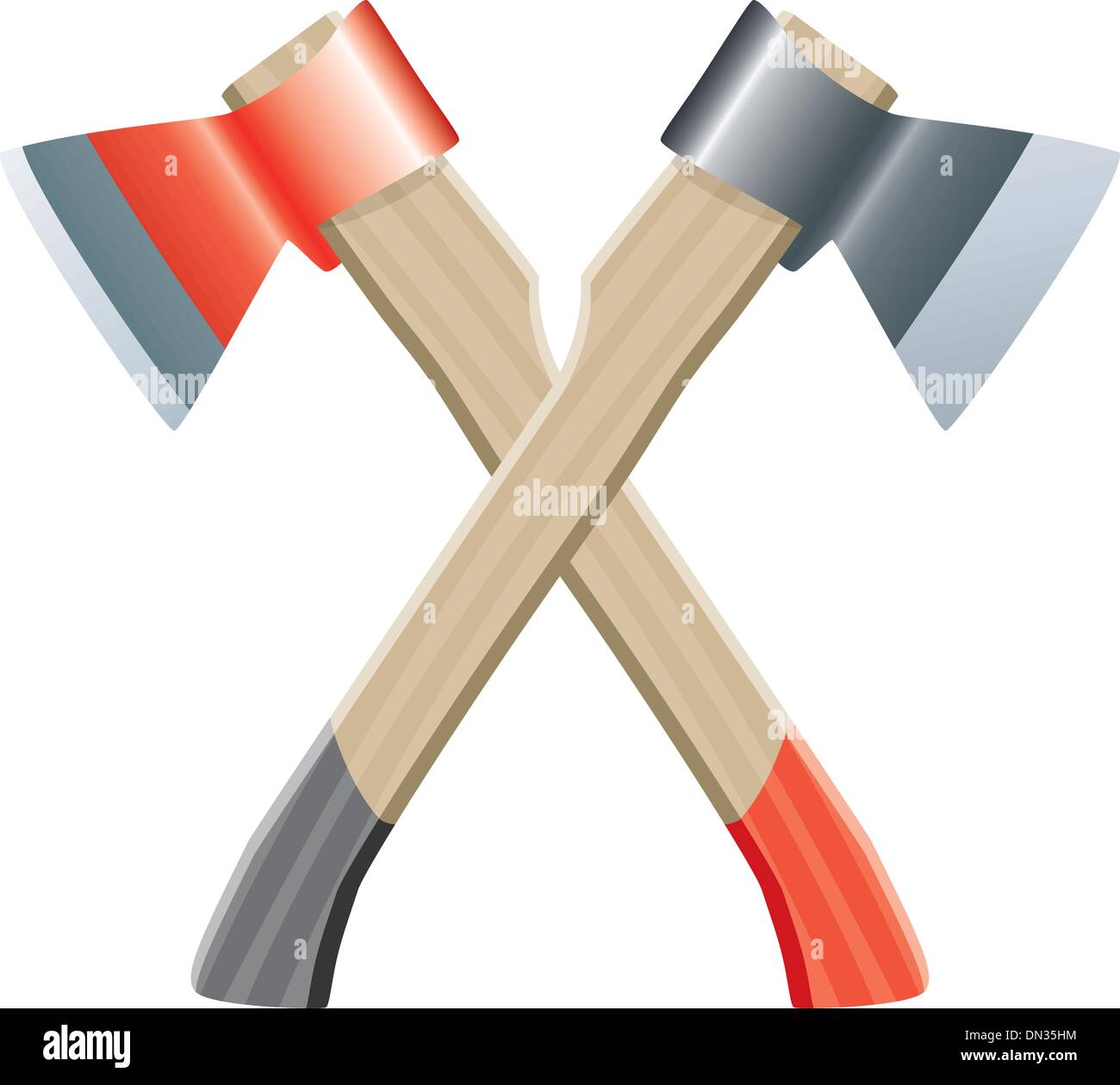 zwei Achsen Vektor Stock Vektor