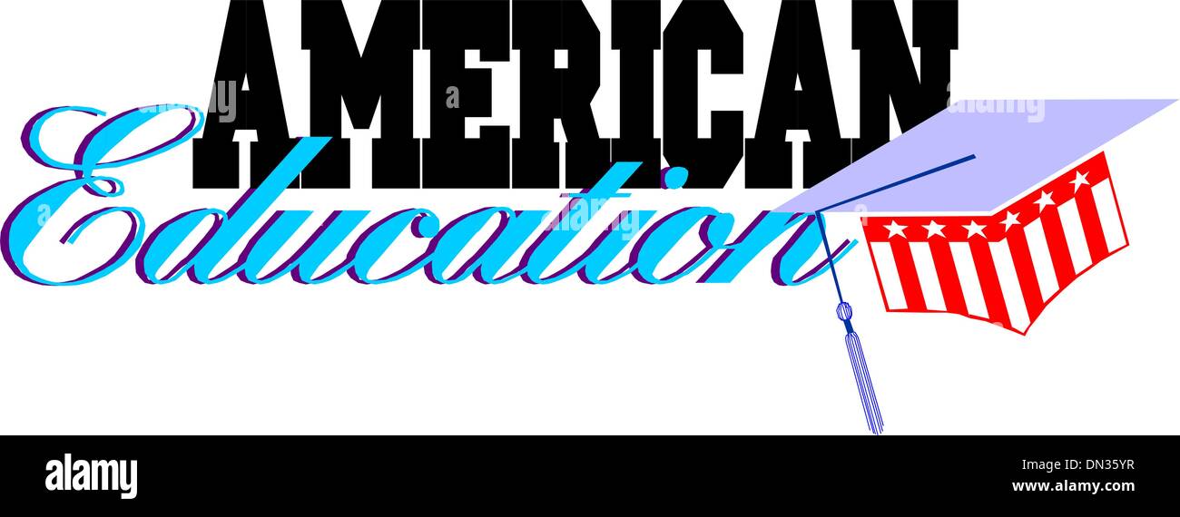 amerikanische Ausbildung Stock Vektor