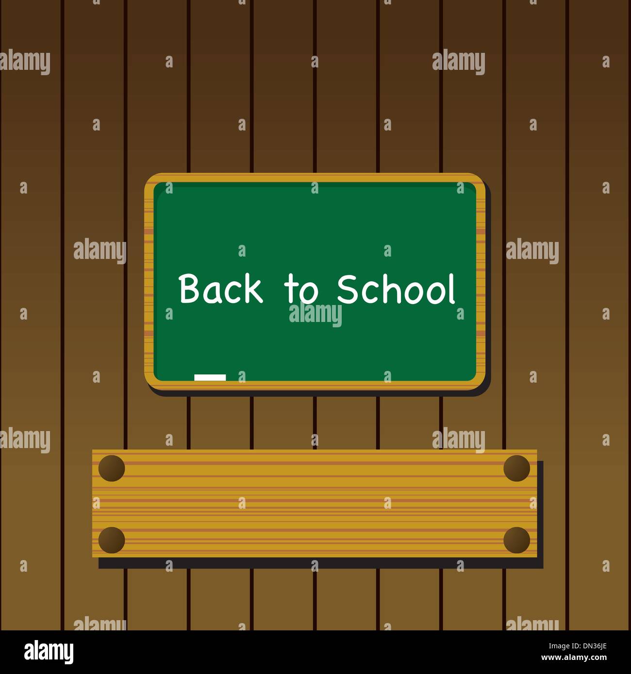 zurück zur Schule Stock Vektor