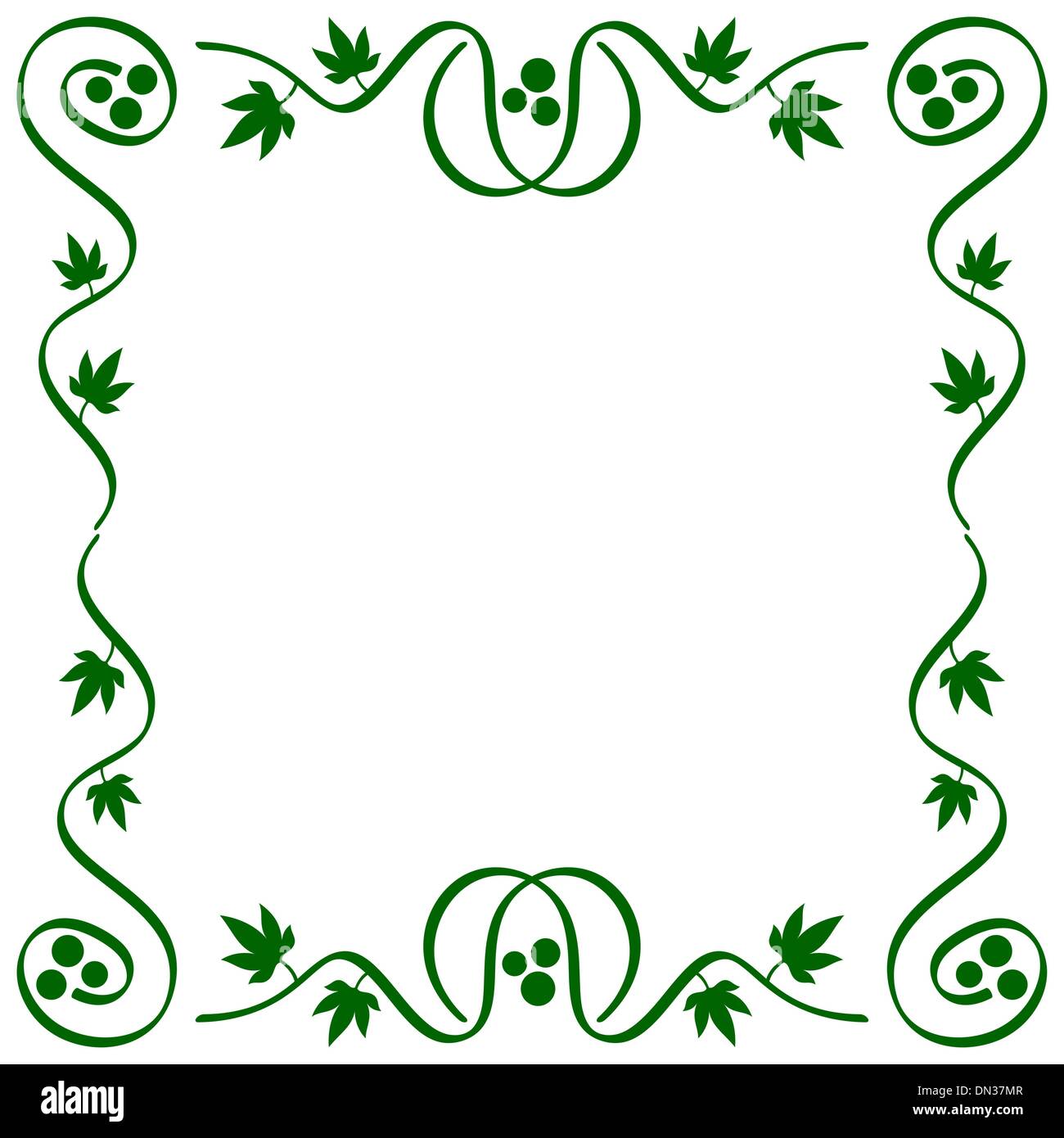 abstrakte Vine frame Stock Vektor