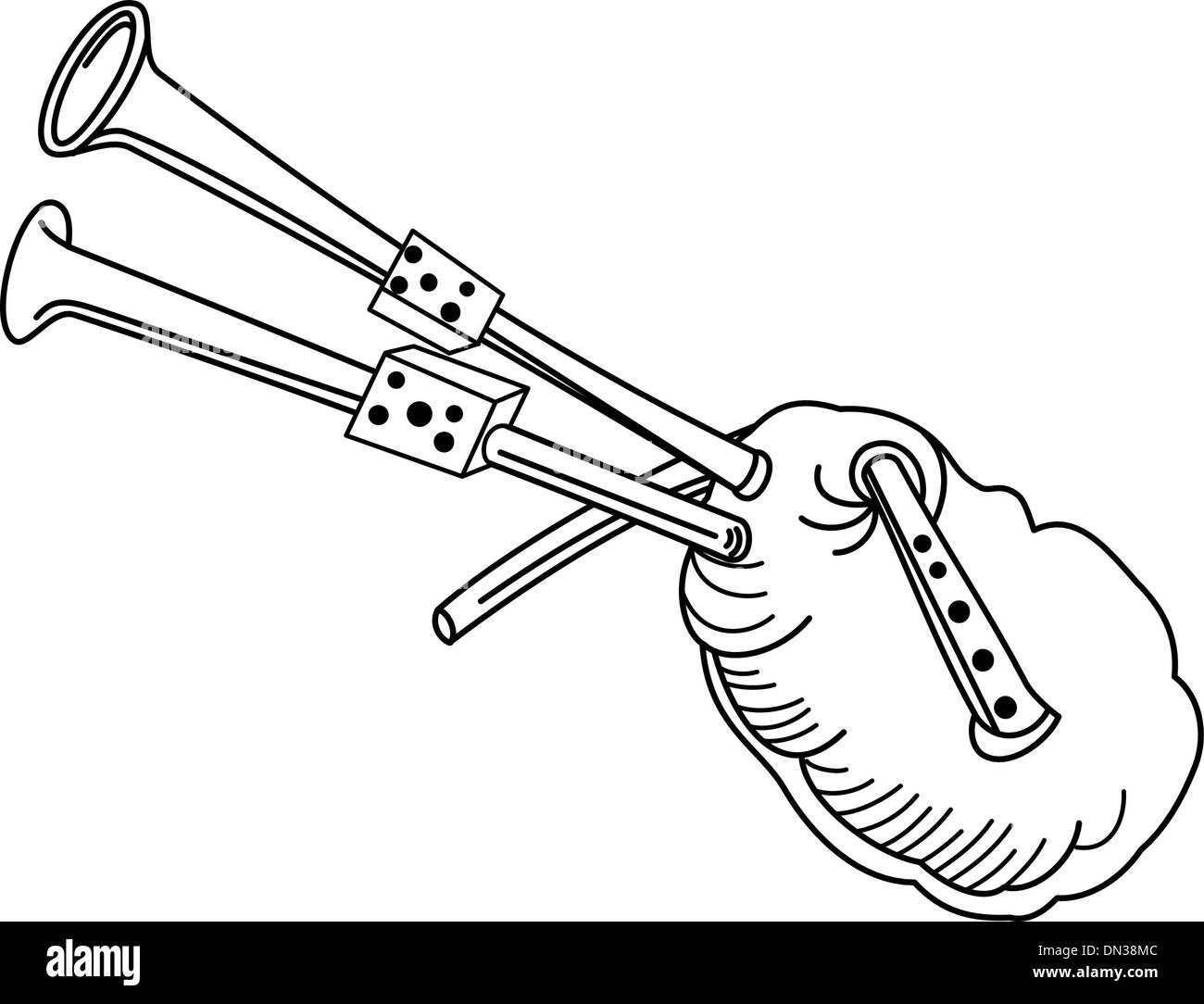 Dudelsack Stock Vektor
