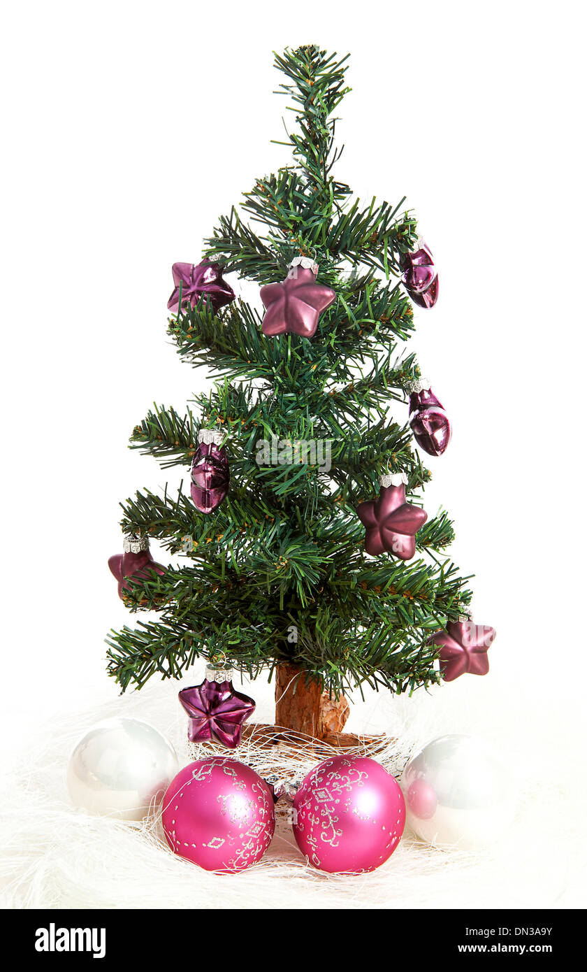 Christmas Purple Christmas Balls White Stockfotos und bilder Kaufen Alamy