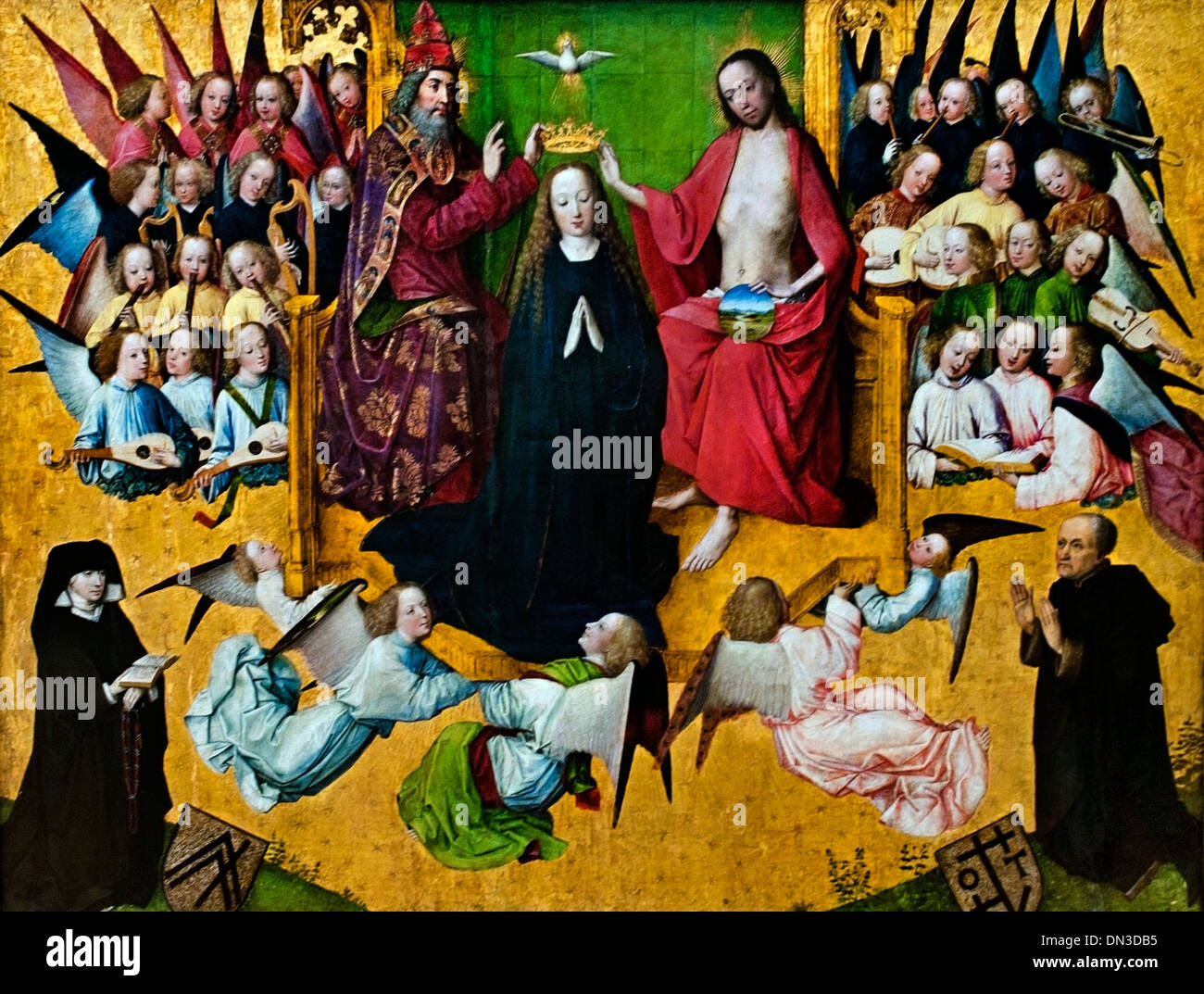 Heimsuchung Heimsuchung Maria - Meister des Marienlebens - Master aus dem Leben der Jungfrau 1460-90 deutschen Köln Köln Deutschland Stockfoto