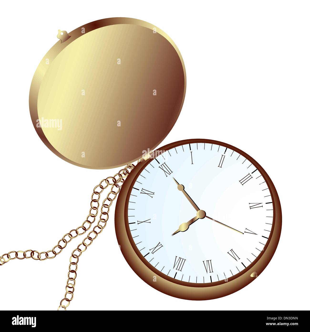 Taschenuhr Stock Vektor