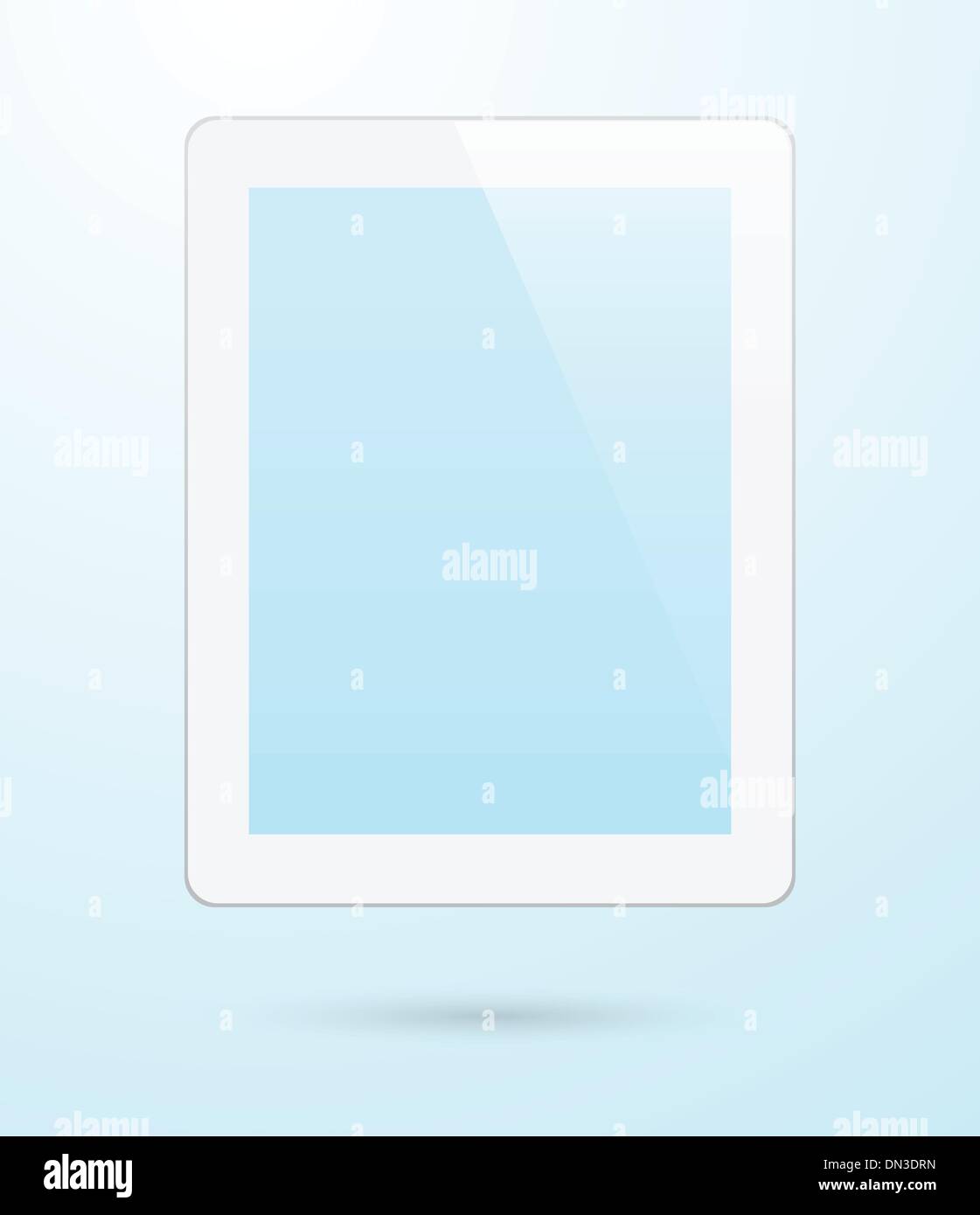 Touch-Screen-Tablette Stock Vektor