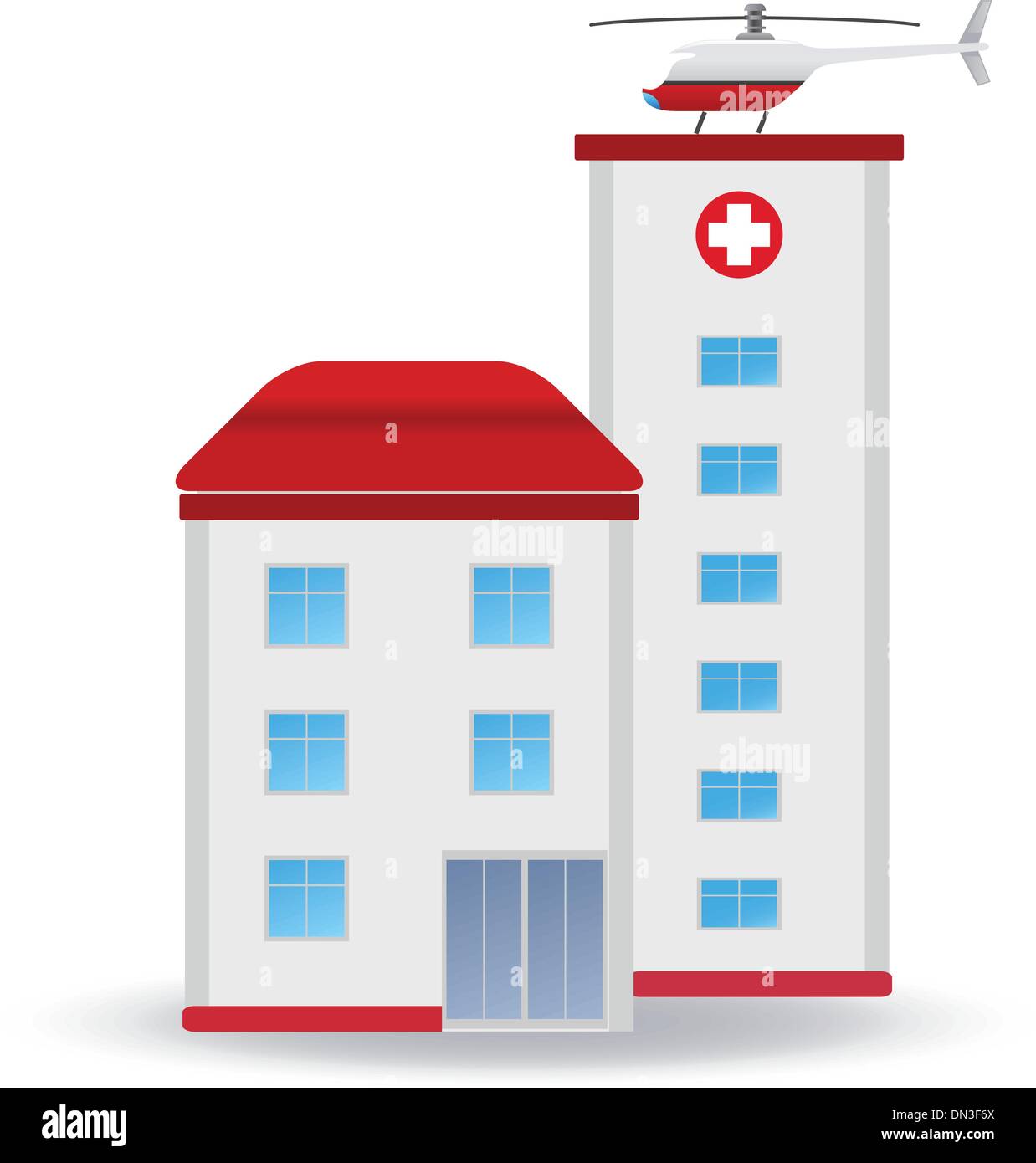 Krankenhaus Stock Vektor