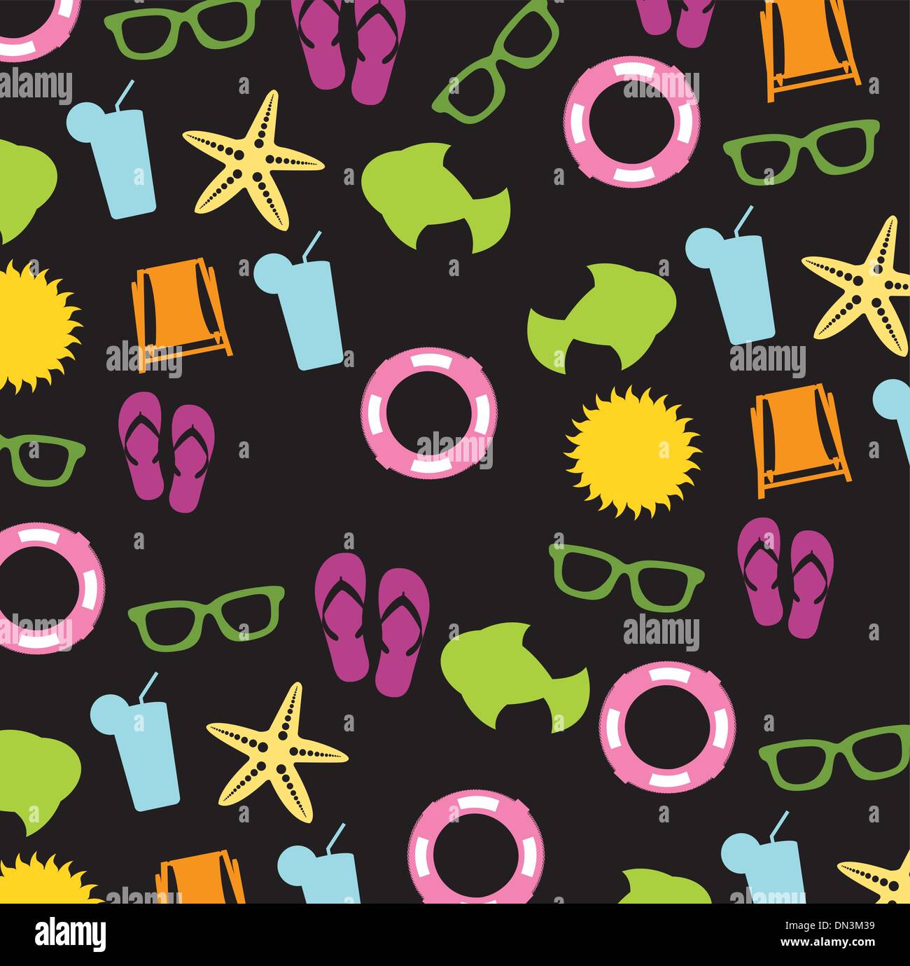 Strand-Symbole Stock Vektor